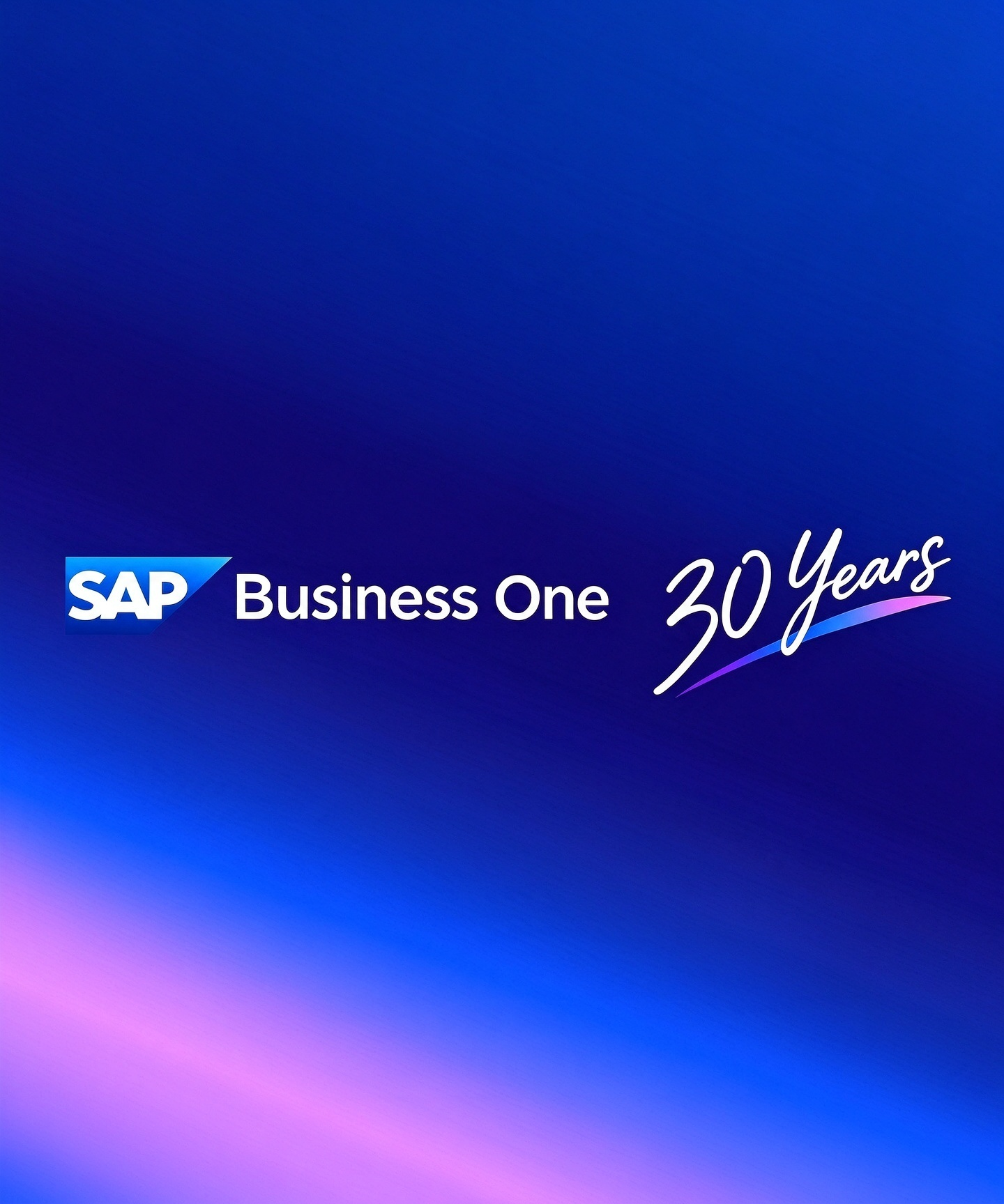 SAP Business One 30周年